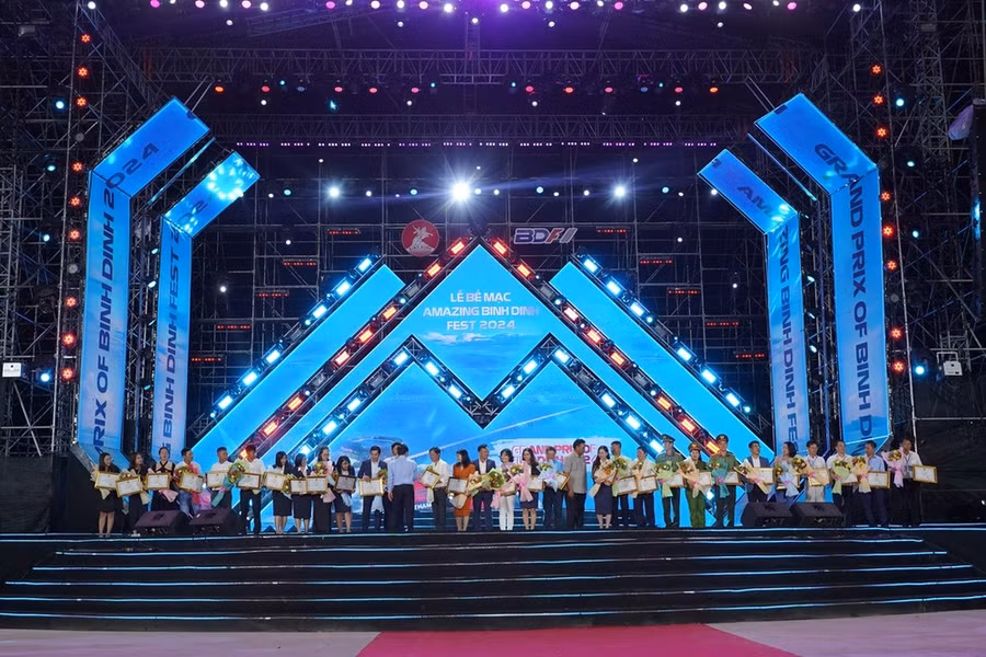 Lễ Bế mạc Tuần lễ Amazing Binh Dinh Fest 2024. (Ảnh do Ban Tổ chức cung cấp)