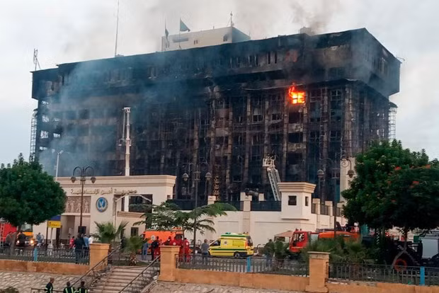 Hiện trường vụ cháy. (Nguồn: AFP)