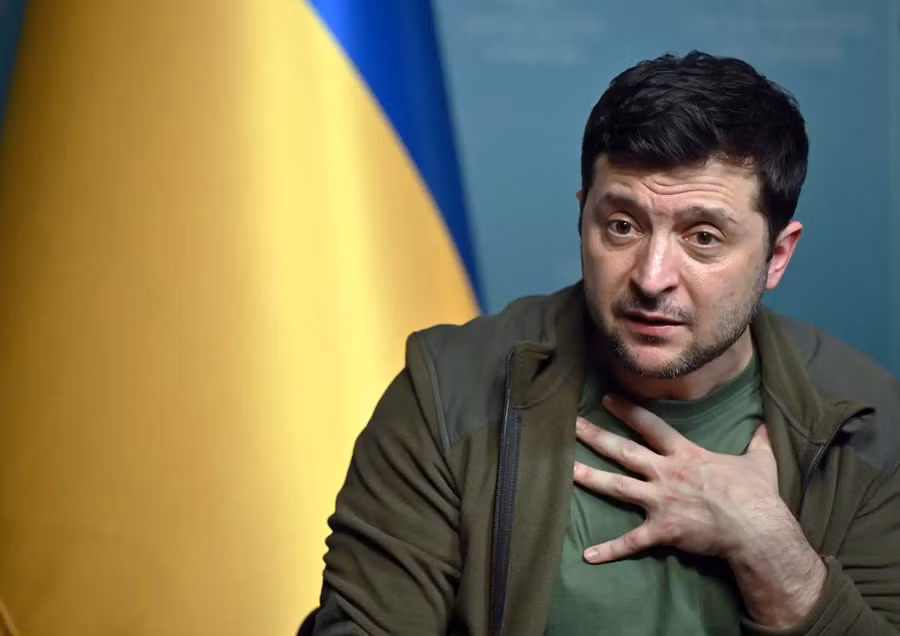 Tổng thống Ukraine Volodymyr Zelensky. Ảnh: AFP