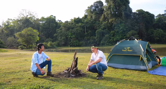 Một số người trẻ có cách đi du lịch riêng. Ảnh: Tấn Đạt Một số người trẻ có cách đi du lịch riêng. Ảnh: Tấn Đạt