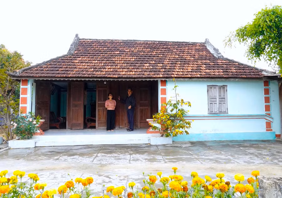 Ngôi nhà của gia đình ông Nguyễn Công Bửu (thôn 5, xã Hà Tam, huyện Đak Pơ). Ảnh: Mộc Trà