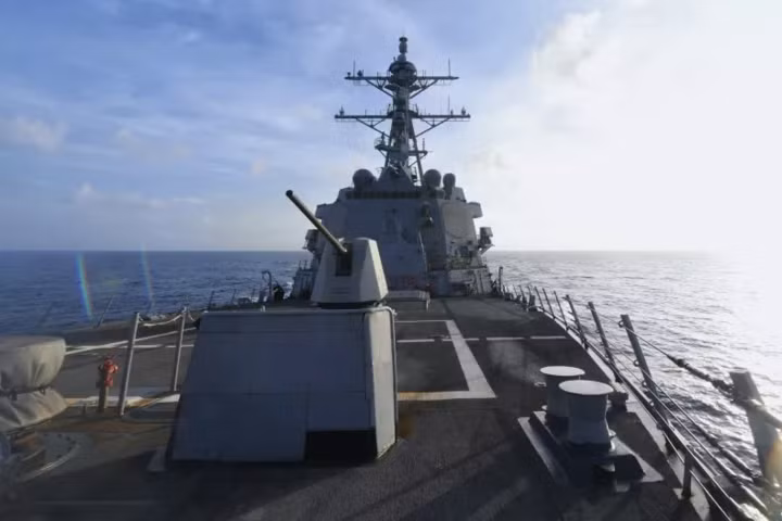 Tàu USS Halsey. (Ảnh: Hải quân Mỹ)