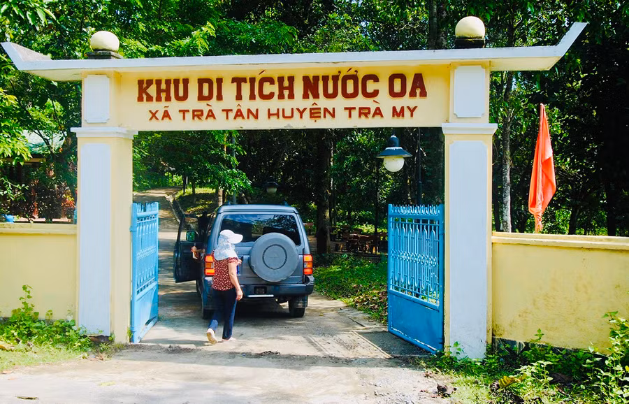 Khu di tích lịch sử Nước Oa thuộc xã Trà Tân, huyện Bắc Trà My, tỉnh Quảng Nam. Ảnh: Đ.M.P