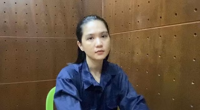 Ngọc Trinh khi bị tạm giam. Ảnh: THANH TUYỀN
