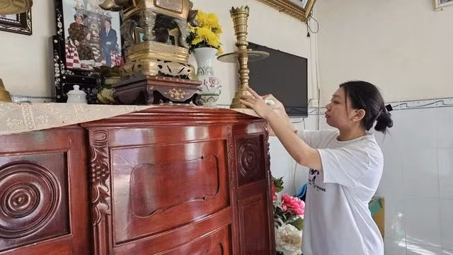 Võ Ngọc Ngân Duyên mong muốn sau này được phục vụ lâu dài trong quân ngũ. Ảnh: NAM LONG