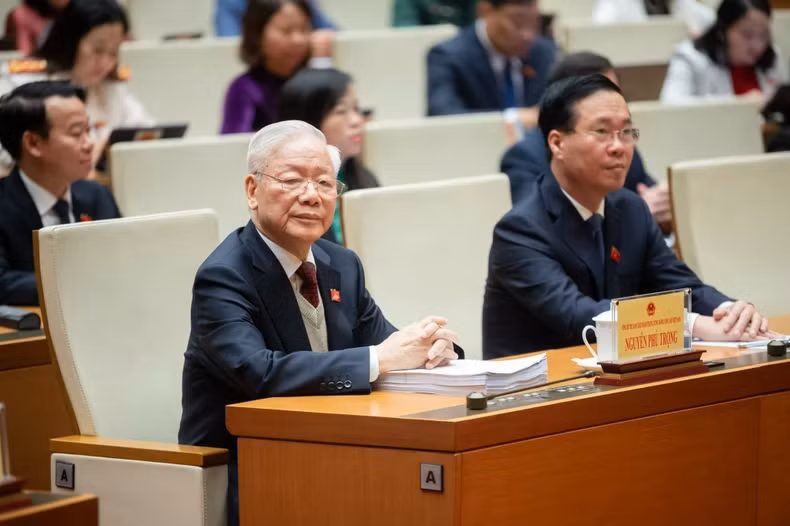 Tổng Bí thư Nguyễn Phú Trọng dự khai mạc Kỳ họp bất thường lần thứ 5, Quốc hội khóa XV Tổng Bí thư Nguyễn Phú Trọng dự khai mạc Kỳ họp bất thường lần thứ 5, Quốc hội khóa XV