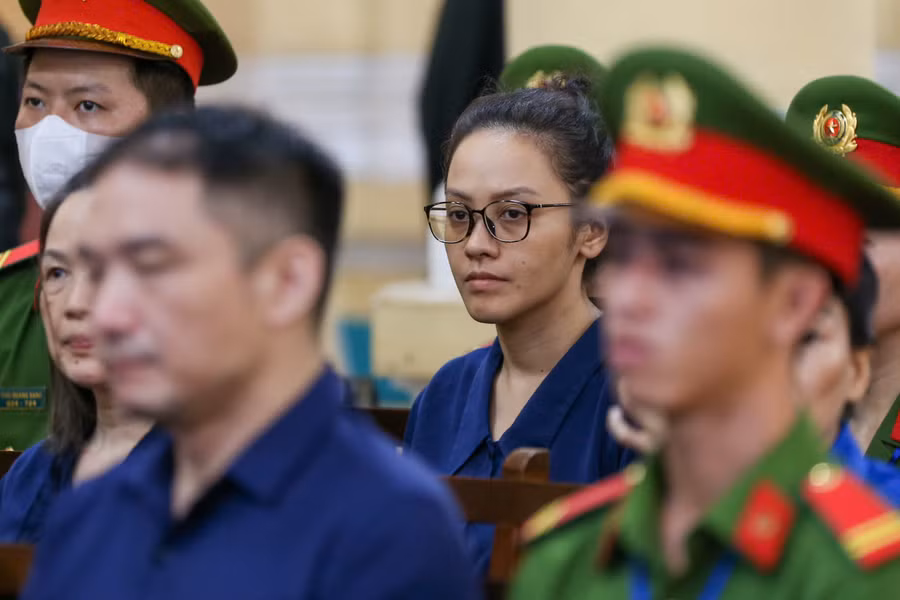 Bị cáo Trương Huệ Vân, cháu gái Trương Mỹ Lan