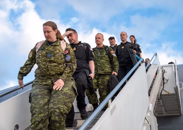 Hải quân Hoàng gia Canada tới Hawaii. Ảnh: Al Jazeera