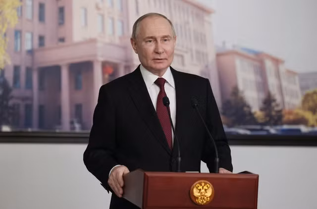 Tổng thống Putin trong cuộc họp báo ở Cáp Nhĩ Tân ngày 17.5
