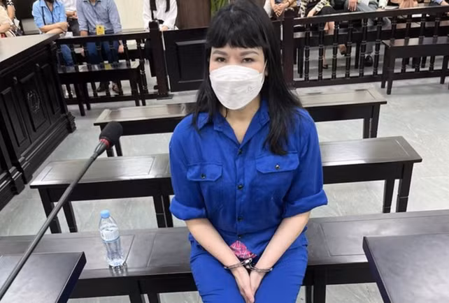 Bị cáo Vũ Thị Thu Nhung.