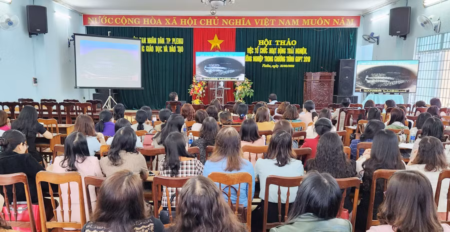 Quang cảnh hội thảo. Ảnh: Bá Bính Quang cảnh hội thảo. Ảnh: Bá Bính