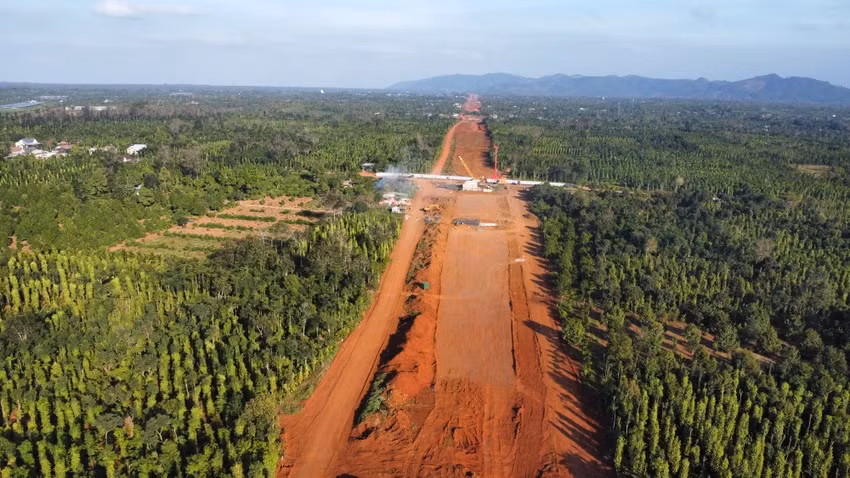 Cao tốc Khánh Hòa - Buôn Ma Thuột đang trong quá trình thi công. Ảnh minh họa