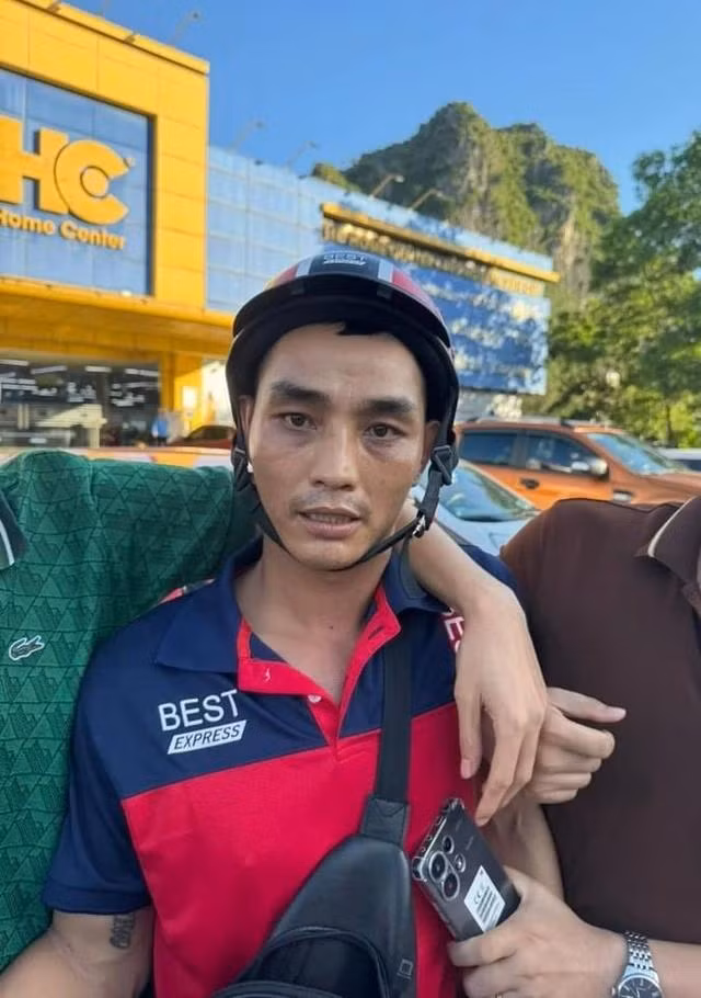 Dương Đức Trường thời điểm bị bắt giữ. Ảnh Đ.X