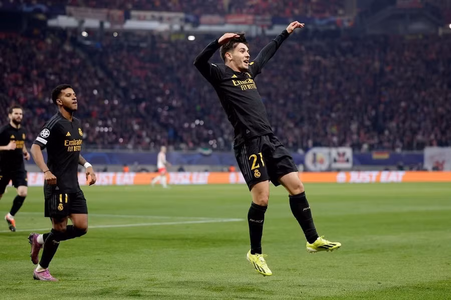 Real Madrid giành đôi chút ưu thế với chiến thắng trên sân của Leipzig. (Nguồn: Getty Images)