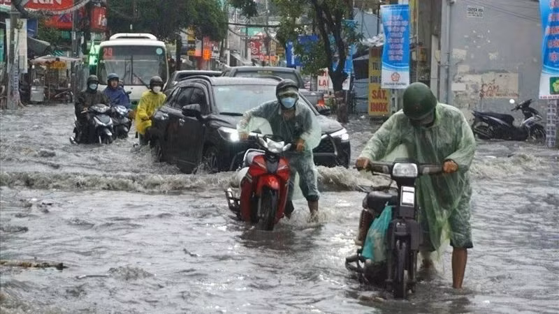 Khu vực Nam Trung Bộ và Tây Nguyên có mưa to cục bộ về chiều và tối nay (27-9). Ảnh minh họa/Nguồn: baodongthap.vn