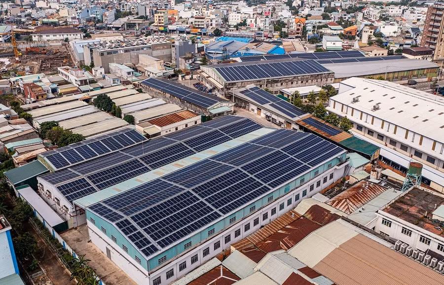 Bất động sản công nghiệp tại thành phố Thủ Đức, Thành phố Hồ Chí Minh. (Ảnh: Hồng Đạt/TTXVN)