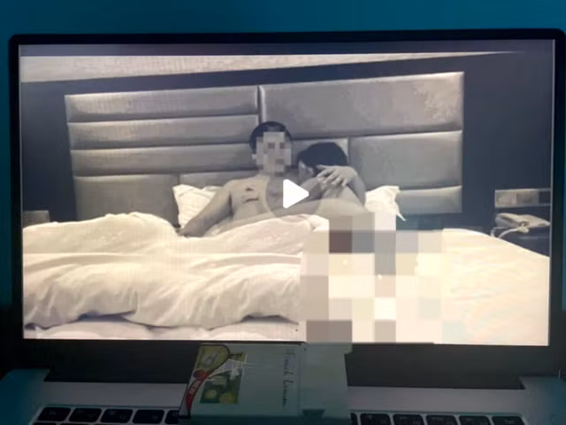 Một clip sex được cắt ghép, chỉnh sửa bằng công nghệ Deepfake. Ảnh: HẠNH NGUYÊN