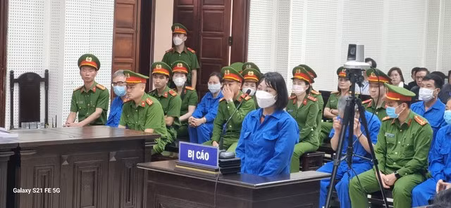 Bị cáo Nguyễn Thị Ngọc Anh (vợ Đước).