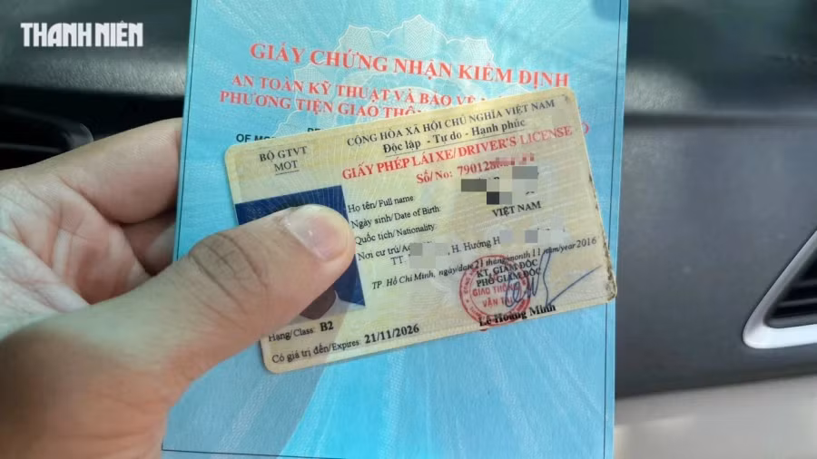 Thông tư 05 chính thức có hiệu lực từ ngày 1.6.2024 tới đây quy định rõ 6 trường hợp thu hồi giấy phép lái xe. Ảnh: Bá Hùng