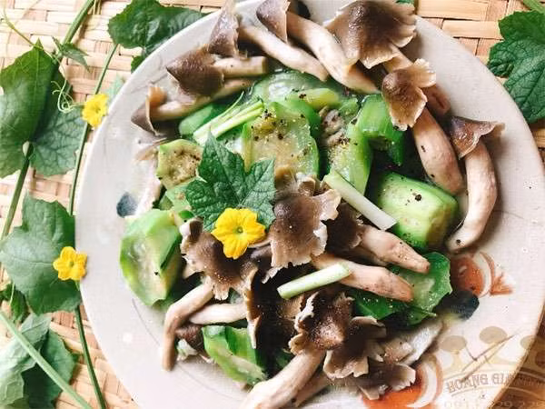 Nấm mối xào mướp cực ngon. Ảnh minh họa