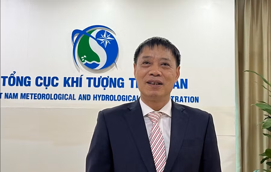 Phó Tổng cục trưởng Tổng cục Khí tượng Thủy văn Hoàng Đức Cường. (Ảnh: PV/Vietnam+) Phó Tổng cục trưởng Tổng cục Khí tượng Thủy văn Hoàng Đức Cường. (Ảnh: PV/Vietnam+)