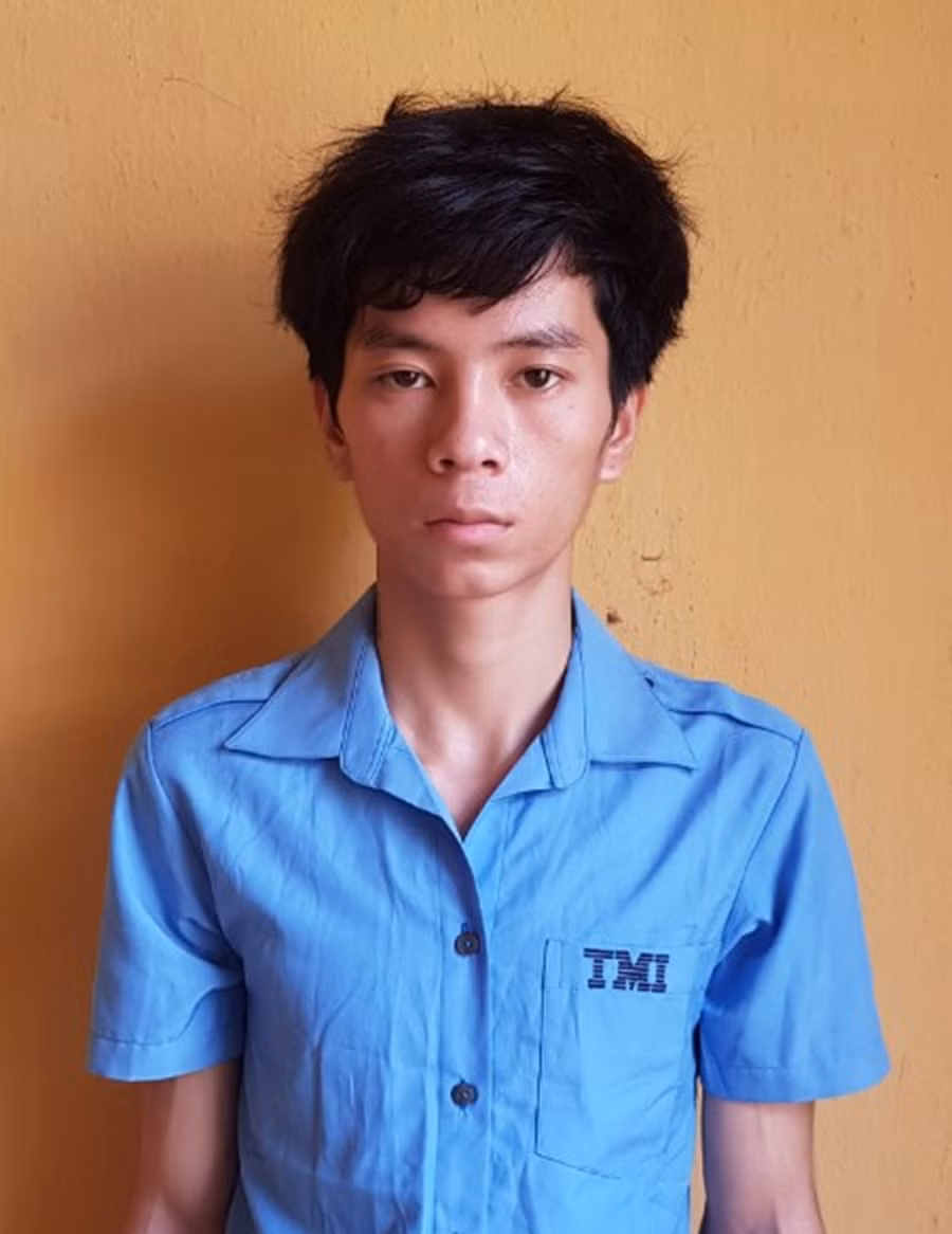 Đối tượng Hoàng Văn Hải tại Trại tạm giam Công an tỉnh. Ảnh: Minh Tuấn