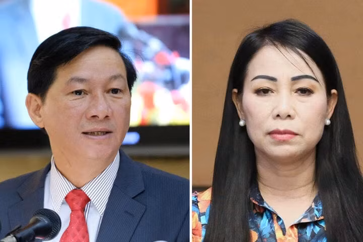 Ông Trần Đức Quận và bà Hoàng Thị Thúy Lan.