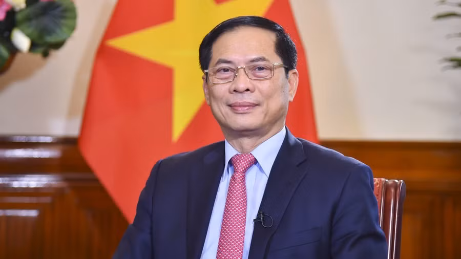 Bộ trưởng Ngoại giao Bùi Thanh Sơn. (Ảnh: TTXVN phát)