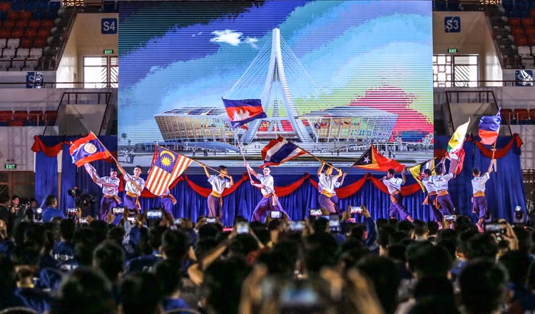 Campuchia đang nỗ lực vì thông điệp "Thể thao, sống trong hòa bình". Ảnh: BTC SEA GAMES 32