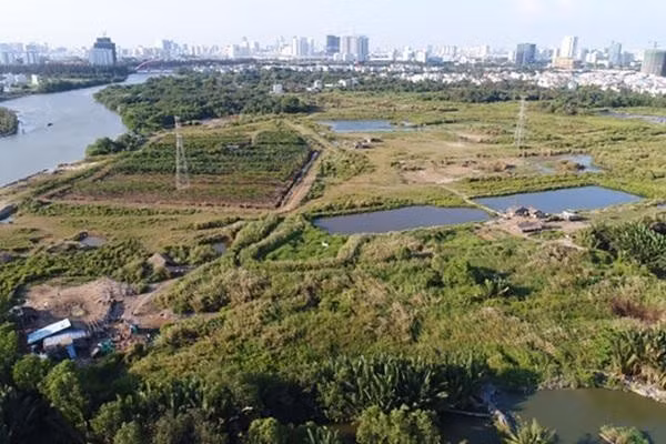Dự án Khu dân cư Bắc Phước Kiển có quy mô gần 92 ha của QCG ở huyện Nhà Bè, TPHCM.