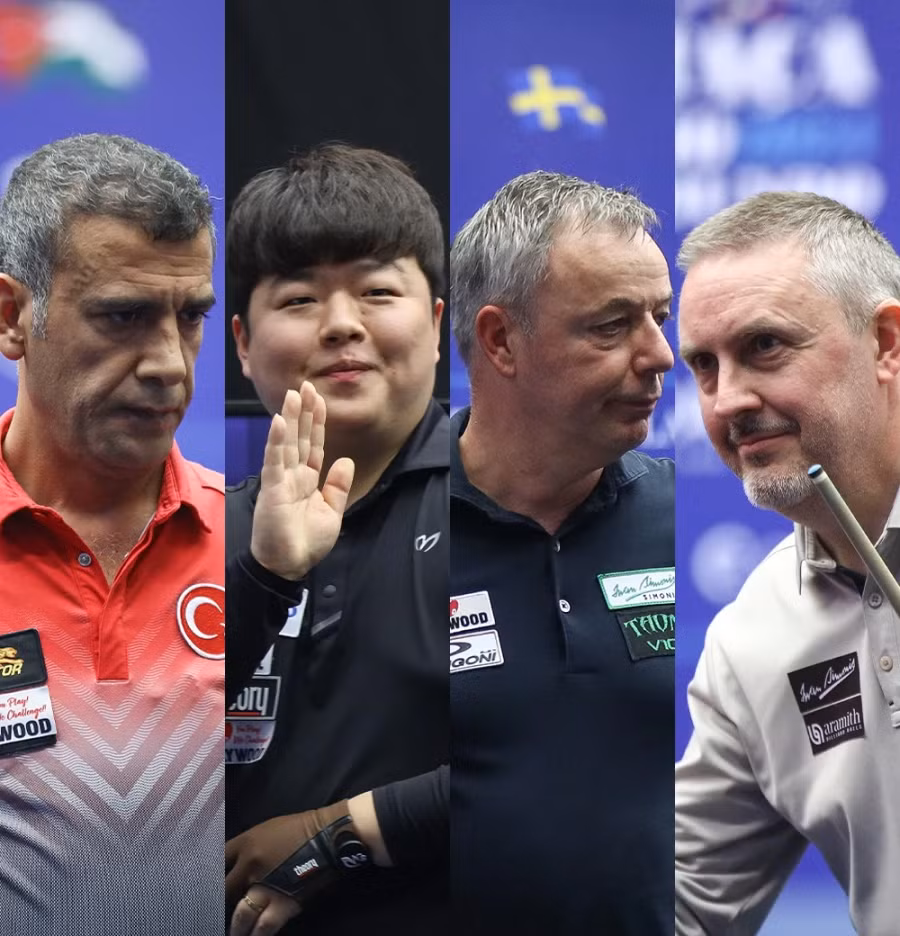 Từ trái sang, lần lượt là: Tasdemir Tayfun, Cho Myung-woo, Dick Jaspers và Frederic Caudron. ẢNH UMB Từ trái sang, lần lượt là: Tasdemir Tayfun, Cho Myung-woo, Dick Jaspers và Frederic Caudron. ẢNH UMB