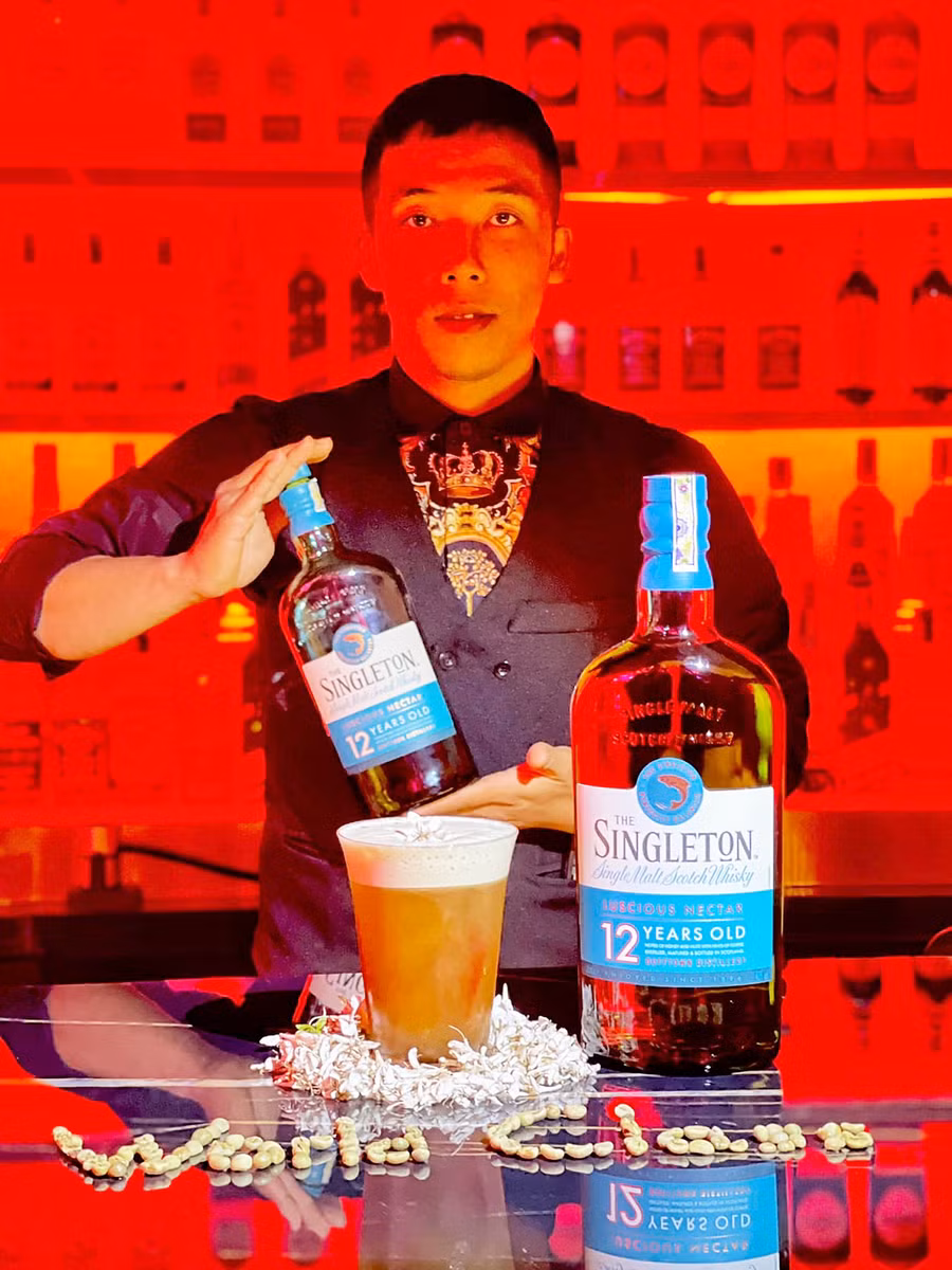 Bartender Vũ Hoàng Gia Bảo (ảnh nhân vật cung cấp). Bartender Vũ Hoàng Gia Bảo (ảnh nhân vật cung cấp).