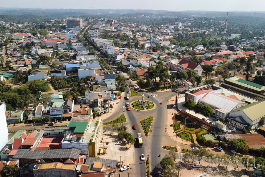 Đắk Mil là đô thị trung tâm khu vực phía Bắc của tỉnh Đắk Nông (Ảnh Lê Phước)