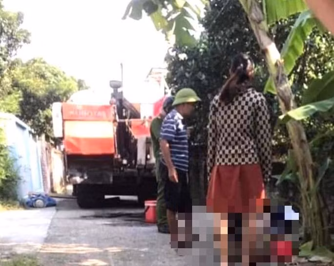 Hiện trường xảy ra vụ tai nạn lao động khiến 2 người đàn ông tử vong.