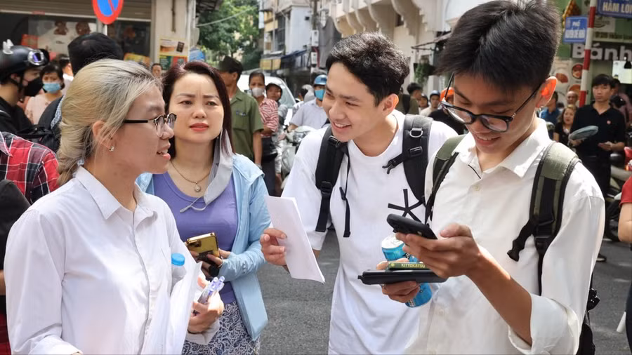 Học sinh dự thi tốt nghiệp THPT năm 2024.