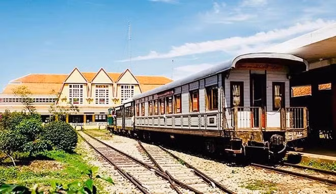 Một góc Ga Đà Lạt. (Nguồn: Báo Lâm Đồng)