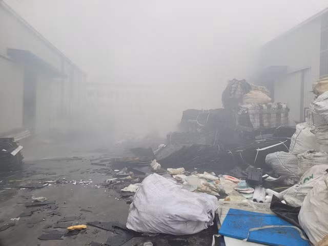 Hiện trường vụ cháy Hiện trường vụ cháy