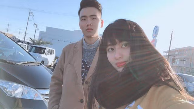Chàng trai Việt cứu cụ ông người Nhật ngay trước mũi tàu - Ảnh 2. Vợ chồng anh Tân hiện sinh sống tại Nhật Bản