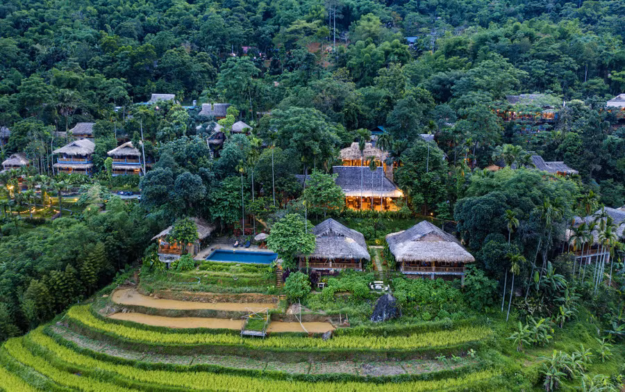 Bản Đôn được quy hoạch và phát triển thành bản du lịch cộng đồng. Ảnh: Pù Luông Retreat