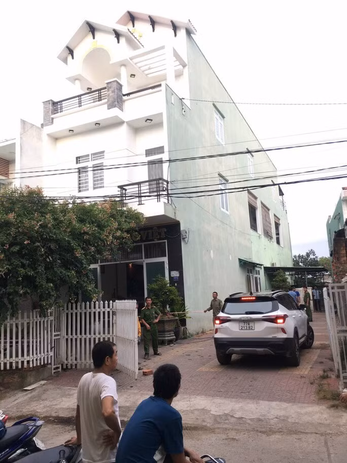 Hiện trường nơi xảy ra vụ án. Ảnh: N. giang