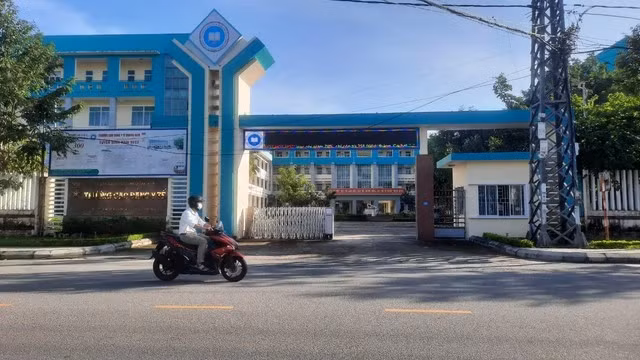 Trường cao đẳng Y tế Quảng Nam. Ảnh: MẠNH CƯỜNG