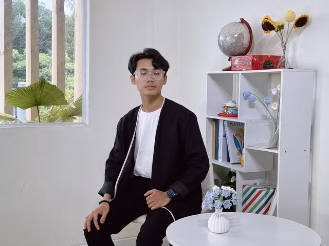 Quốc Khánh luôn cảm thấy tự hào về tên của mình. Ảnh Thảo Phương