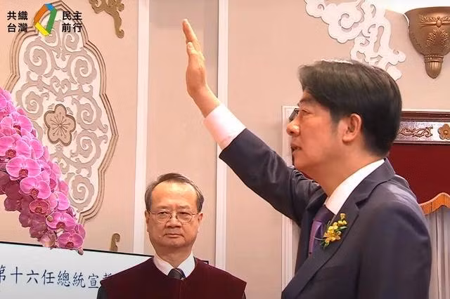 Tân lãnh đạo Đài Loan Lại Thanh Đức. Ảnh: AFP