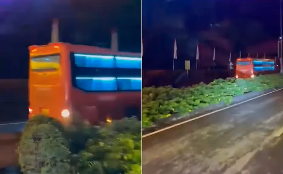 Hình ảnh chụp lại từ video của người dân