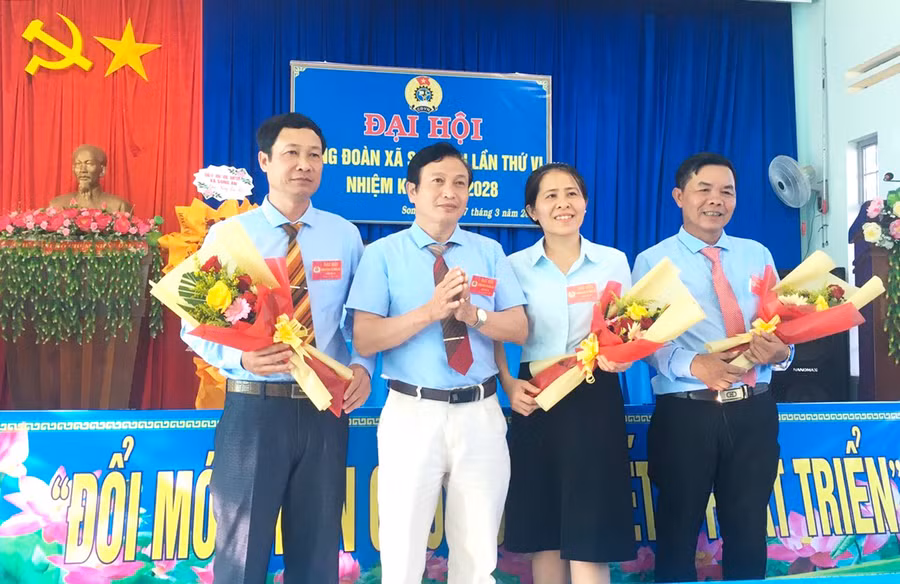 Tất cả Công đoàn cơ sở trực thuộc LĐLĐ thị xã An Khê đã tổ chức thành công đại hội nhiệm kỳ 2023-2028. Ảnh: An Phát