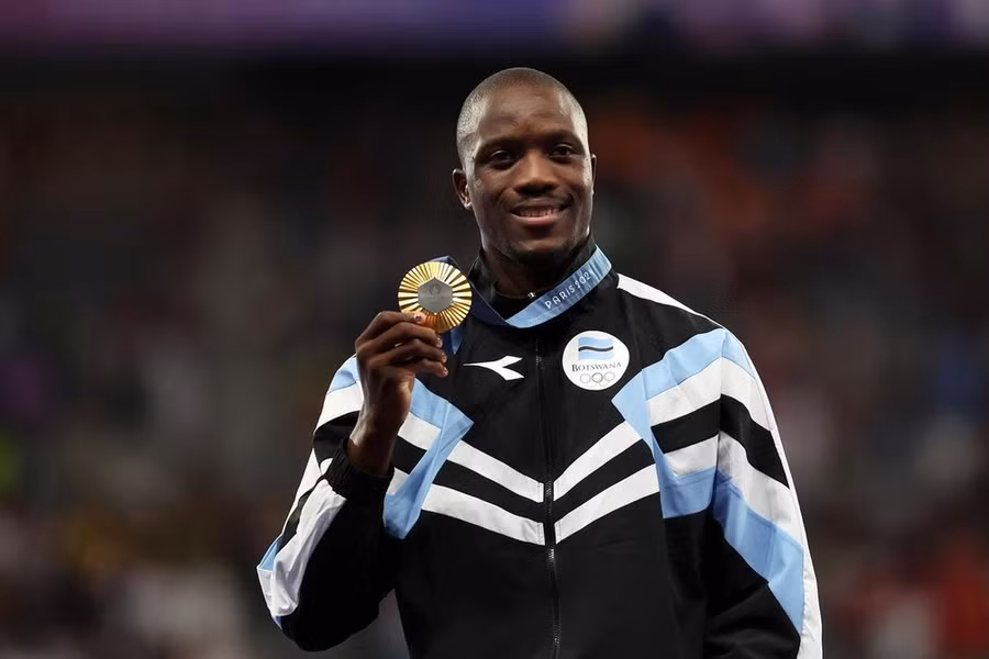 Letsile Tebogo giành HCV lịch sử tại Olympic Paris. (Nguồn: Getty Images) Letsile Tebogo giành HCV lịch sử tại Olympic Paris. (Nguồn: Getty Images)