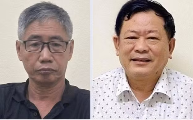 Ông Osin Huy Đức và luật sư Trần Đình Triển. Ảnh: Bộ Công an