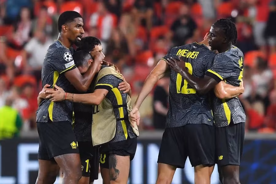 Lille giúp Pháp cùng có 4 đội tham dự C1 như Anh và Tây Ban Nha. (Nguồn: UEFA)