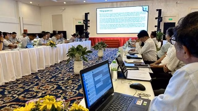 Buổi họp tham vấn của Ủy ban sông Mê Kông tại Cần Thơ. Ảnh ĐÌNH TUYỂN