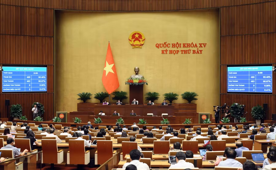 Quang cảnh phiên họp Quốc hội. (Nguồn: TTXVN) Quang cảnh phiên họp Quốc hội. (Nguồn: TTXVN)